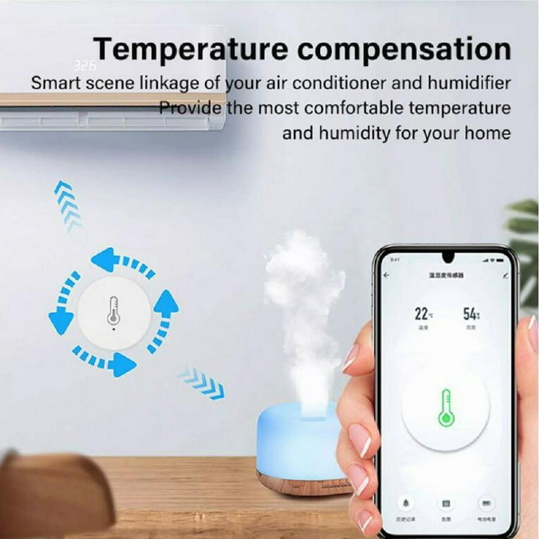 Thermomètre / hygromètre connecté compatible tuya/smartlife 