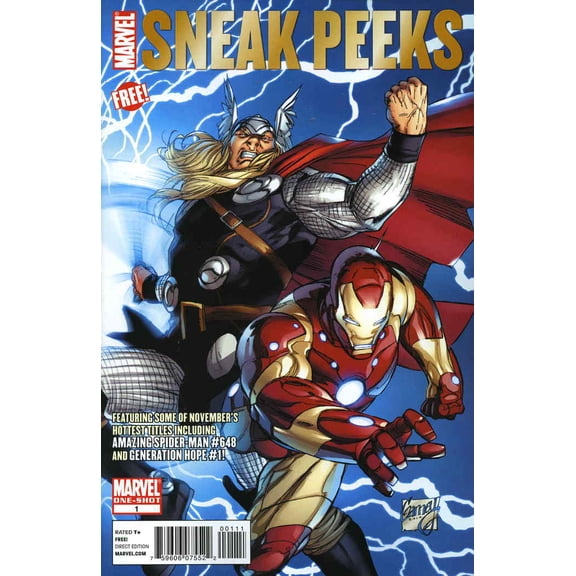 Marvel Sneak Peeks #1 VF ; Marvel Comic Book