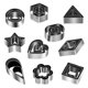thumbnail image 2 of Small Size Press Cutter Set 2730 Pcs Fruit Sugar Biscuit Moulds Stainless Steel, 2 of 11