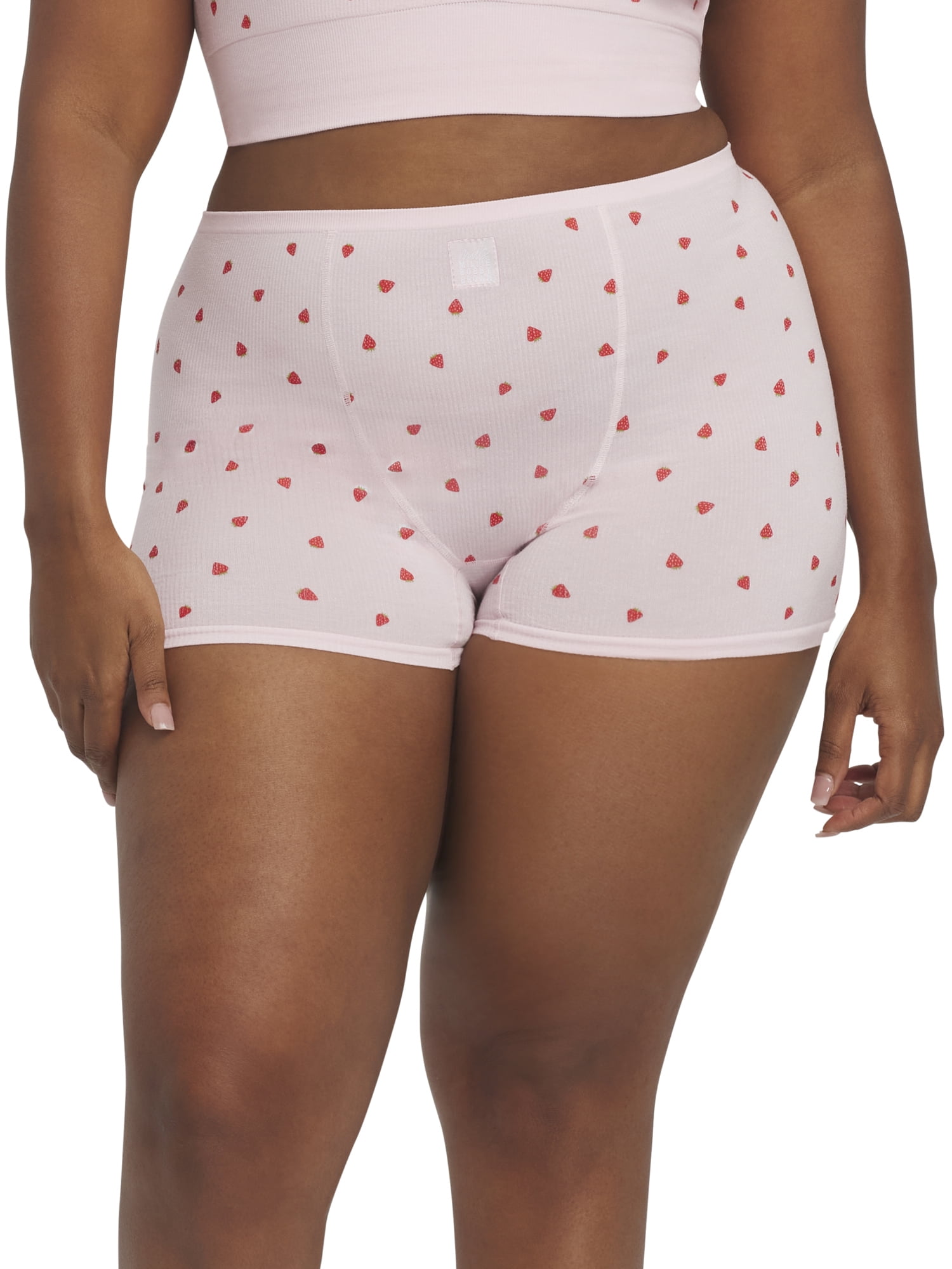 Mills by Millie Bobby Brown Women's Softie Ribbed Shortie Panties, Sizes XS-XXXL