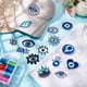 thumbnail image 5 of 15 parches bordados para ropa, parche de aplique azul, parche de mano Hamsa para planchar y coser., 5 of 9
