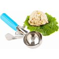 thumbnail image 1 of Met Lux Ounce Portion Scoop Durable Disher Scoop Thumb Trigger Orange Stainless Steel Ice Cream Disher for Portion Control for Ice Cream Mashed Potato and Cookie Batter, 1 of 4
