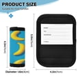 thumbnail image 3 of Luggage Handle Wrap for Suitcase 4-Pack Includes Back Information Card Simple Bananas Pattern, 3 of 6