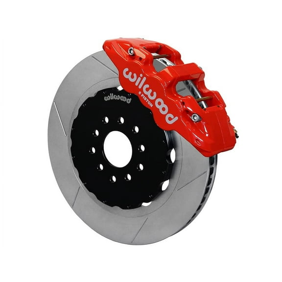 Wilwood 140-16806-R AERO6-DM Front Big Brake Kit with Red Calipers and Slotted Rotors for 2010-2020 Ford F150 & 2010-2015 Expedition & Navigator
