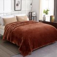 Breathable Lightweight Flannel Fleece Bed Sofa Throw Blanket Queen King