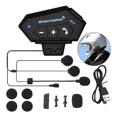thumbnail image 1 of Moreka Auricular Bluetooth Para Motocicleta Con Micrófono,bluetooth 5.0 Auricular Deportivo Impermeable Para Casco [se Pueden Conectar Dos Dispositivos Al Mismo Tiempo], 1 of 5