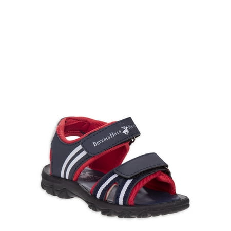

Beverly Hills Polo Club hook and loop Boys open toe sport sandals
