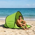 thumbnail image 6 of Portable Foldable Sun Shelter, 142x72x67cm Portable Beach Shade Tent, UV Blocking Cooling Canopy Design, For Outdoor Sun Protection for Pool, Garden Lawn, Deck Park Travel, Camping Fishing Hiking, 6 of 6