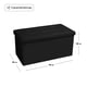 thumbnail image 2 of Taburete Otomano Plegable de almacenamiento Tapizado para Cama Dormitorio color negro, 2 of 6