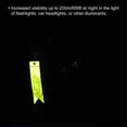 thumbnail image 4 of Uxcell Tag Safety Reflector Pendant Reflective Gear Lobster Clasp, Green 2 Pack, 4 of 7
