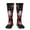 2 Black-2, variant on Knee High Socks for Women Coat Of Arms Of The Dominican Republic Long Tube Sock Uniform Socks