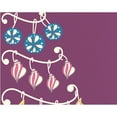 thumbnail image 5 of E by Design Coastal Christmas Beach Tree Geometric Print Kitchen Towel, 5 of 6