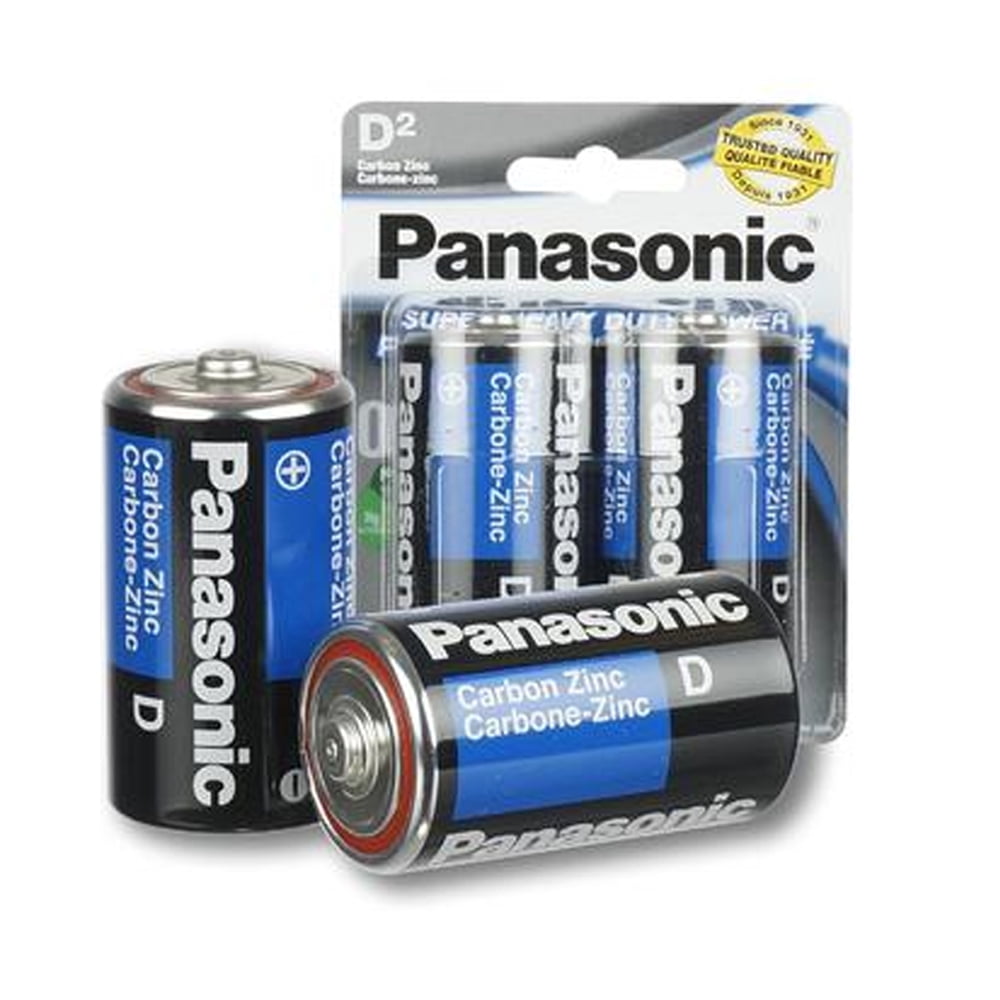 24 Pack Wholesale Lot Panasonic Super Heavy Duty D Batteries 