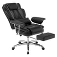 thumbnail image 4 of Peispie Big and Tall Office Chair 400LBS, 160° High Back Reclining Office Desk Chair with Wide Seat, Arms, Footrest, Black, 4 of 8