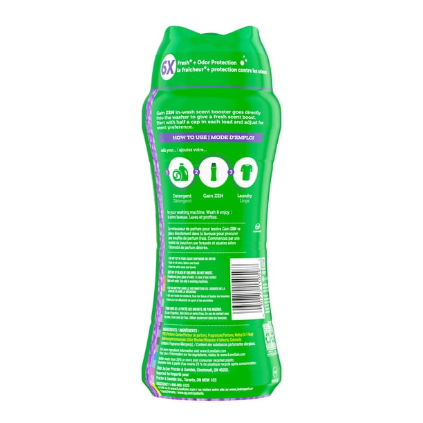 Gain In-Wash Laundry Scent Booster Beads, Zen - Walmart.ca