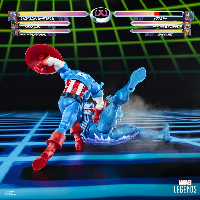 Marvel Legends Series Gamerverse Captain America vs Venom 6-Inch