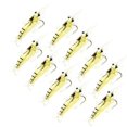 thumbnail image 3 of Wosthever 10 piezas de cebos de pesca artificiales cebo en forma de camarón altamente realista señuelo de pesca de PVC 4 cm/1,57 pulgadas Pescar, 3 of 6
