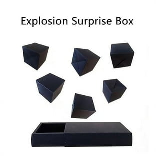 Explosion Box, DIY Explosion Gift Box for Handmade Photo Album with 4 Faces  for Birthday Gift, Mother's Day, Wedding or Valentine's Day