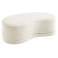 thumbnail image 6 of Accent Chair Bench, Cream Off White, Fabric, Living Room Lounge Cafe Lobby Hospitality Restaurant, Modern Contemporary HB36715, 6 of 12
