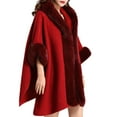 thumbnail image 7 of YueHuiYing Faux Fur Shawl and Wraps for Weddings Faux Fur Coat Women Luxury Evening Dresses Fluffy Cape for Women, 7 of 7