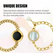 TOTWOO Long Distance Touch Bracelets for Couples, Long Distance Relationship Gifts for Girlfriend