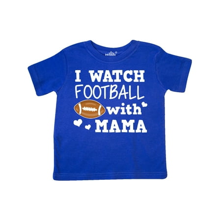 

Inktastic I Watch Football with My Mama Gift Toddler Boy Girl T-Shirt