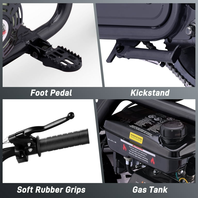 Aoemoe 99CC MB001 Gasoline Mini Dirt Bike,4-Stroke 18MPH Off Road