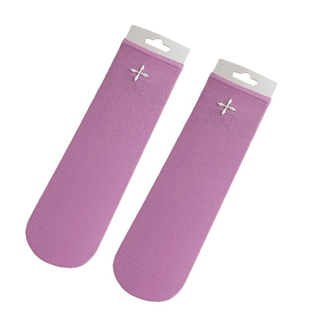 Calcetines japoneses para mujer, medias finas transpirables con flores cruzadas, calentador de piernas, disfraz de verano, 1 par