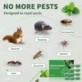 thumbnail image 4 of Rodent Repellent Pills for Indoor and Outdoor Use, Natural Peppermint Oil Mouse Repellent for Vehicle Engines, Closets, and Basements, Long-Lasting Pest Control, 10 Pieces, 4 of 7