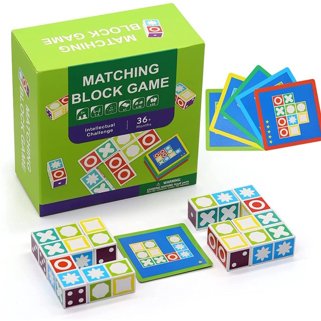 Uzzle Game from New Wave,Wooden Matching Game,Suitable for Children and ...