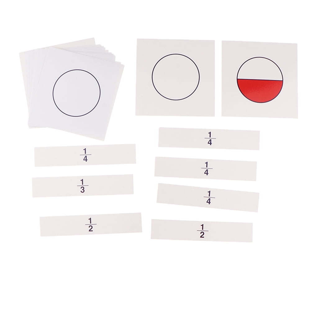 Montessori Printed Paper Cards Learning Educational Toys Digital 