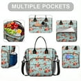 thumbnail image 5 of OBREWU Women's Pioneer Flower Insulated Large Leakproof Lunch Bag, 5 of 7