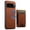 Khaki, variant on ELEHOLD Wallet Case For Google Pixel 10 /10 Pro , Compatible with Mag Safe Accessoriees, 2 in 1 Detachable Magnetic Card Holder Faux Lychee Pattern Leather Kickstand Wallet Case ,Blue
