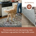 thumbnail image 4 of nuLOOM Evelina Traditional SplashGuard Machine Washable Area Rug, 6' x 9', Evelina Light Orange, 4 of 7