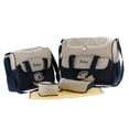 thumbnail image 4 of 5PCS Baby Changing Diaper Nappy Bag Mum Handbag Multi-functional Bottle Holder Dark Blue, 4 of 8