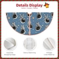 thumbnail image 3 of Sikiie Astronaut Nativity Christmas Tree Skirt, Jesus Christian Winter Holiday Tree Mat Decoration(30-48IN), 3 of 6