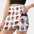thumbnail image 2 of 2024 Cupcake And Ice Cream Women's skirt Aesthetic skirts New Fashion Short Skirts Watercolor Cupcake Sweet Dessert Cupcakes, 2 of 6