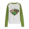 thumbnail image 7 of YABCSAZ Women's St Patrick's Day Shirts Shamrock Clover Printed Irish Tops Long Sleeve Pullover Casual Loose Oversize Charms Shirts Blouse Paddy's Day Great Parade Shirts Irish T-Shirt, 7 of 7
