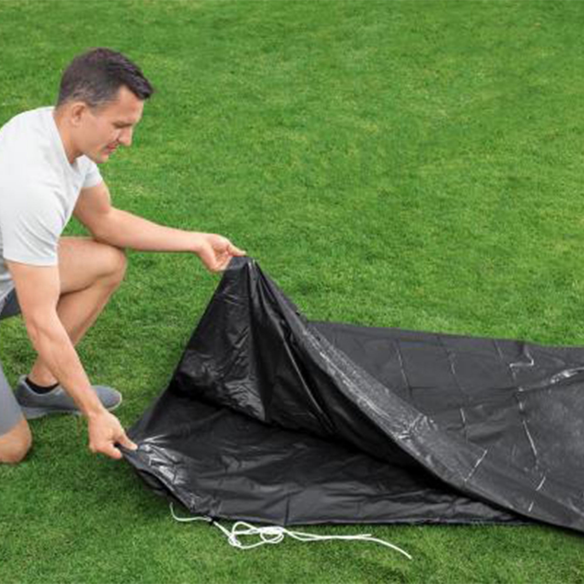 Bestway Flowclear 10' Pool Cover for Above Ground Frame Pools (Cover Only)