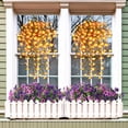 thumbnail image 5 of YiJuHui Artificial Morning Glory Garland, Realistic Silk Flower Hanging Vine, Fade-Proof Waterproof Outdoor Decor for Garden Wall Basket Patio Wedding Arch Home, 5 of 5