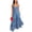 Light Blue, variant on Women's Casual Loose Overalls Jumpsuits One Piece Sleeveless Flowy Pant Rompers Summer Sexy Halter Backless Wide Leg Jumpsuit