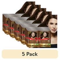 (5 pack) Herbishh Hair Color Shampoo for Gray Hair, Men & Women, Travel Size, 10 1 Pack (Light Brown 30 ml)