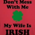 thumbnail image 3 of CafePress - Don't Mess With Me. My Wife Is Irish. Dark T Shirt - Men's Classic Graphic Cotton T-Shirt, 3 of 4