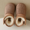 thumbnail image 5 of Ulitacool Boots For Girls Winter Girls Boots Warm Lined Boots Indoor Outdoor Non Soft Sole Toddler Shoes Adorable Basic Shoes 9-10 Years Khaki, 5 of 8