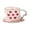 Red, variant on Heart-Shaped Coffee Mug Valentine's Day Heart Ceramic Tea Mugs Romantic Couples Cup for Home, Office, Love Gift, Wedding Use