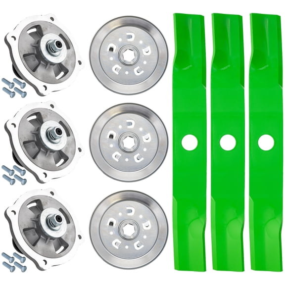 8TEN Blade Spindle Kit for Kubota Z724XKW-3 RCK54P-781Z 54-inch K5613-34340 MK1013720