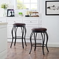 thumbnail image 2 of Crosley Furniture Kemper Swivel Counter Height Bar Stool, 2 of 8