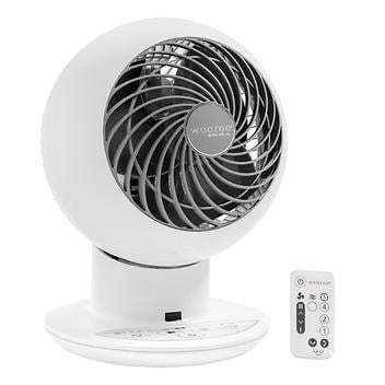 Woozoo 5 Speed Oscillating Air Circulator Fan ,/ Table Fan / Remote Controlled Compact Fan