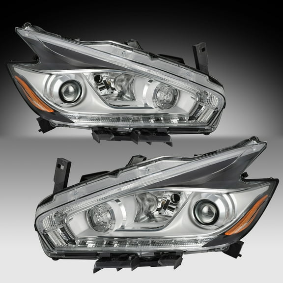 For 2015 2016-2018 Nissan Murano Halogen w/LED DRL Headlight Headlamp Left Right