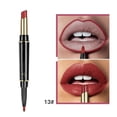 thumbnail image 1 of 16 Color Lip Liner And Lipstick Double Ended Lip Pen Nude Makeup Tool Long Lasting Color Rendering Lip Cosmetics, 1 of 5